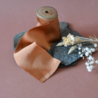 Ruban-terracotta-satin